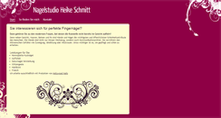 Desktop Screenshot of heikes-nagelstudio.de